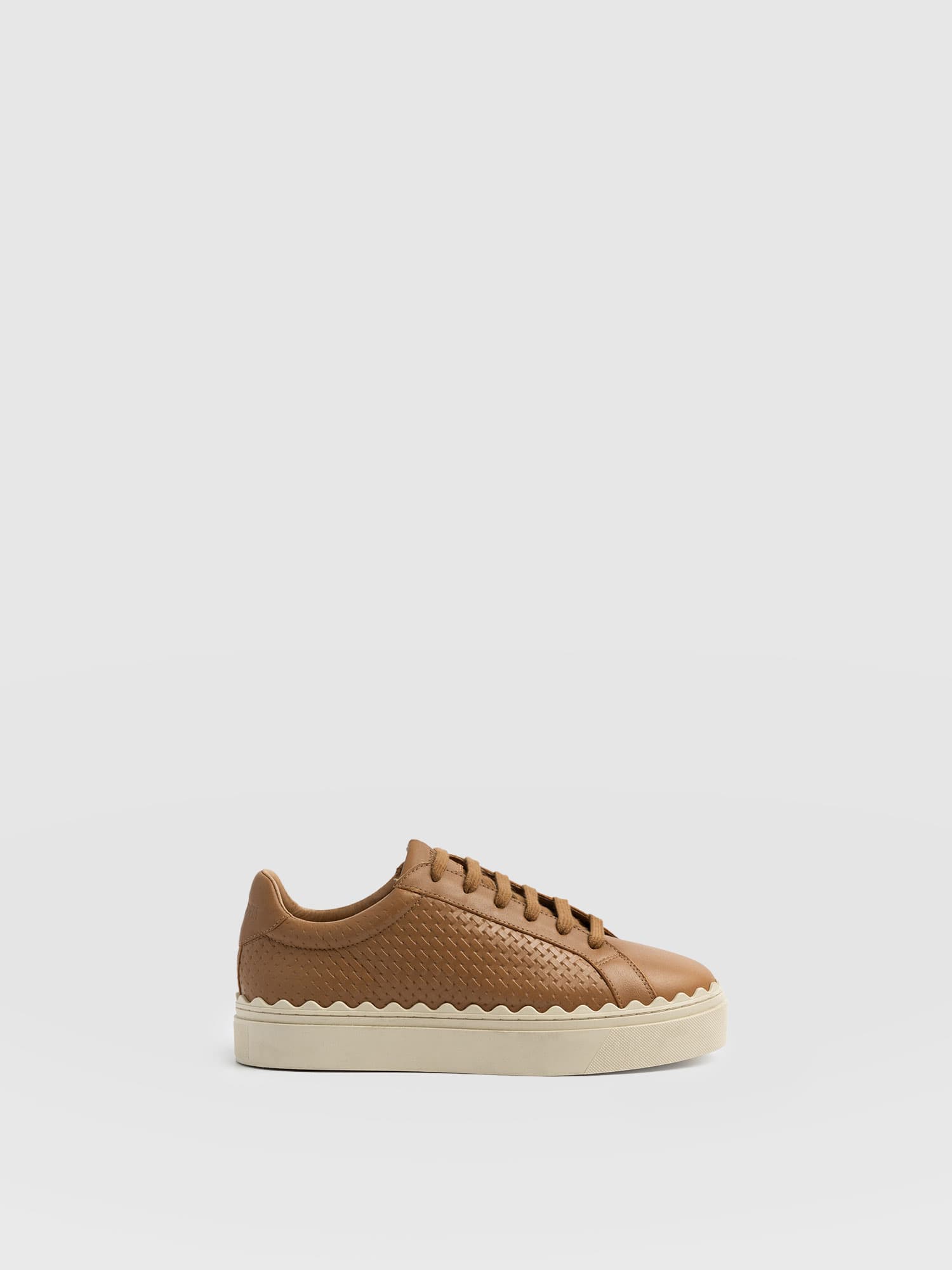 Brook Scallop Trainer - Tan