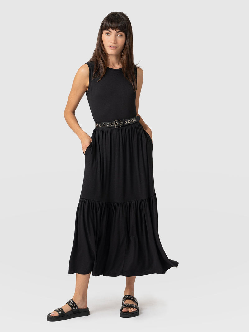 Greenwich Dress - Jersey Black