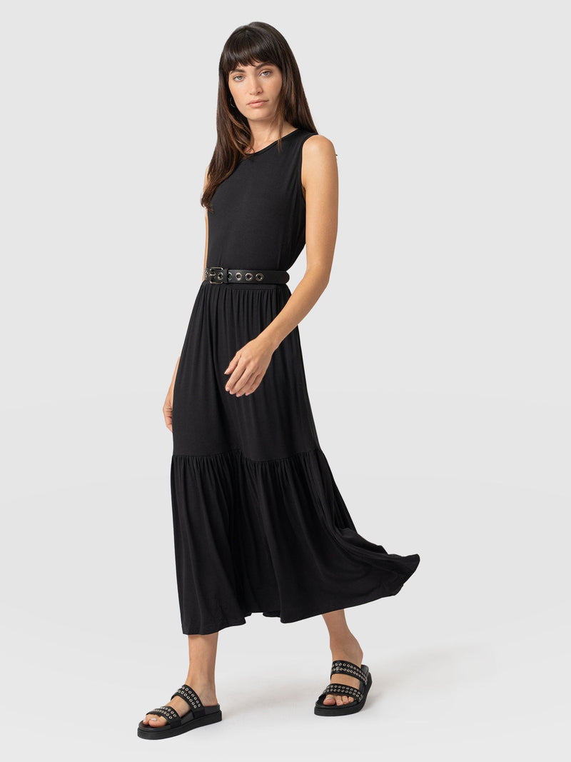 Greenwich Dress - Jersey Black