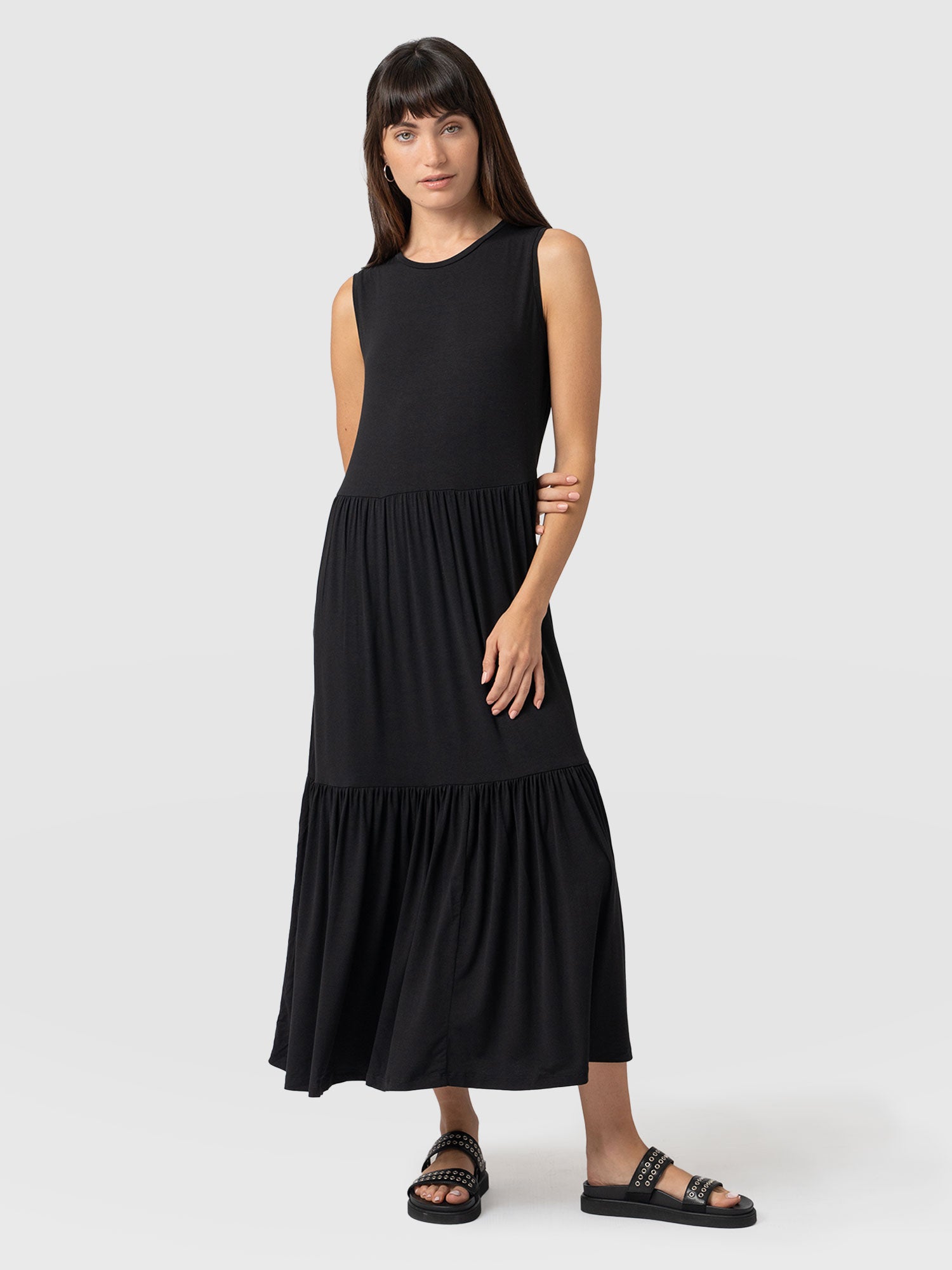 Greenwich Dress - Jersey Black