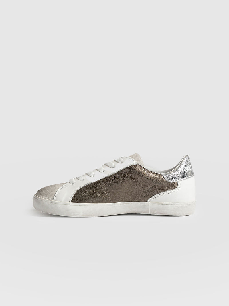 Spitalfields Trainer - Metallic Gold