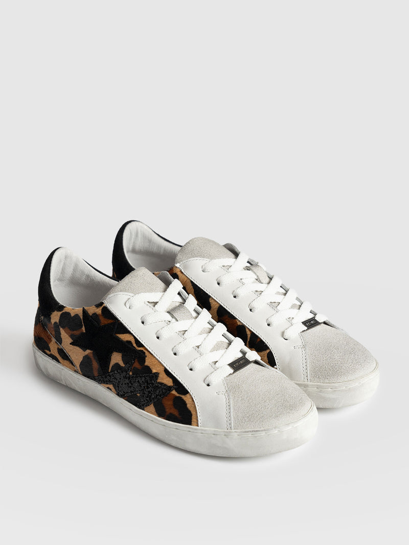 Spitalfields Trainer - Leopard/ Star