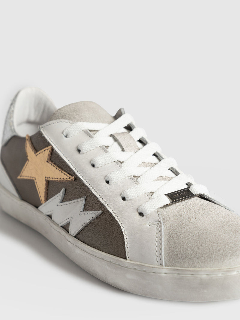 Spitalfields Trainer - Metallic Gold