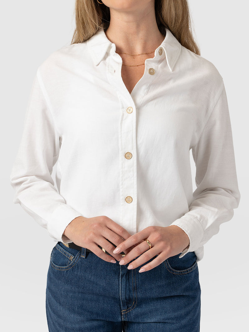 Boyfriend Shirt - White