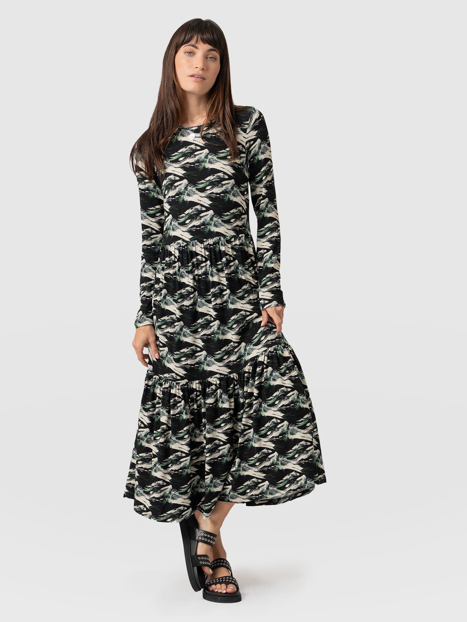 Greenwich Dress Long Sleeve - Regent Swirl