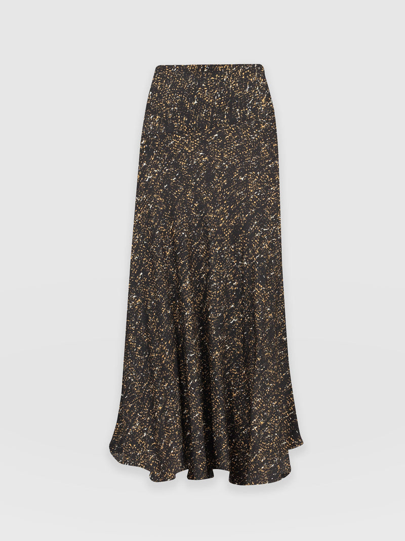 Sutton Skirt - Ditsy Leopard