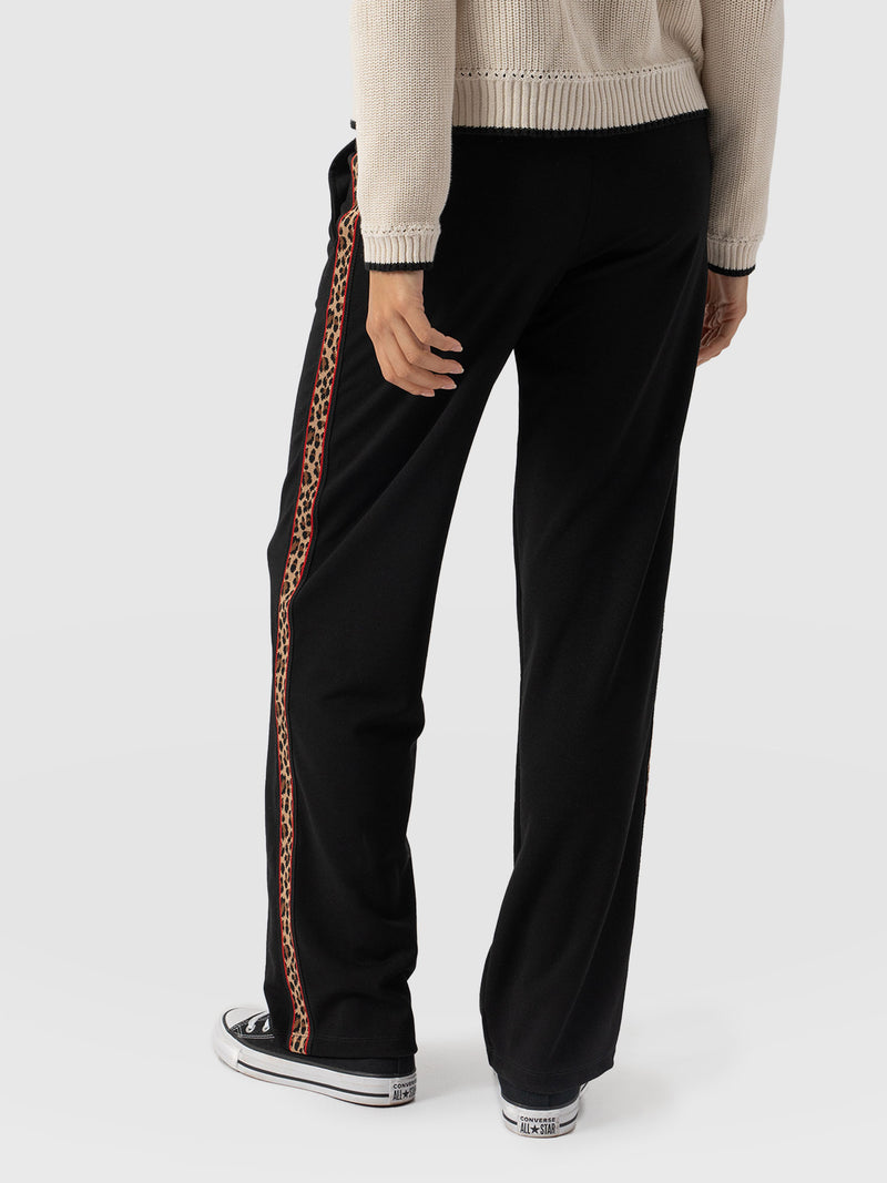 Runway Pant - Black Leopard