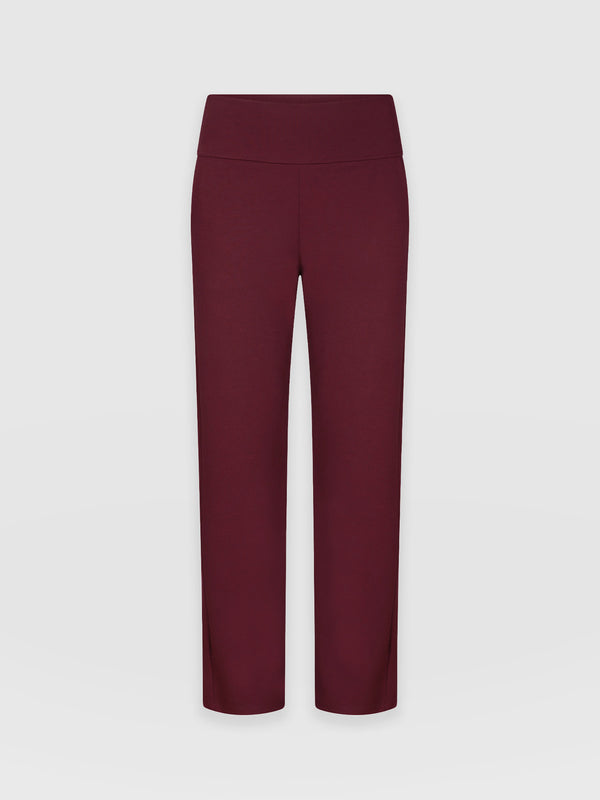 Runway Pant - Burgundy