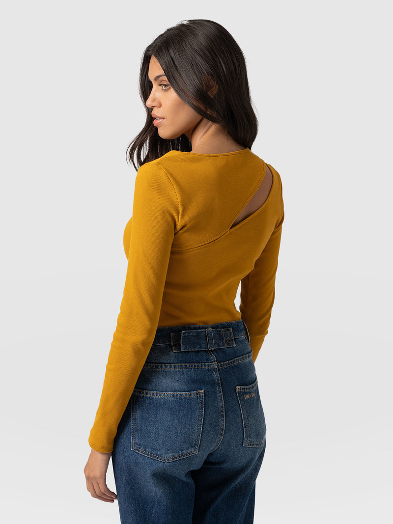 Reveal Tee Long Sleeve - Ochre