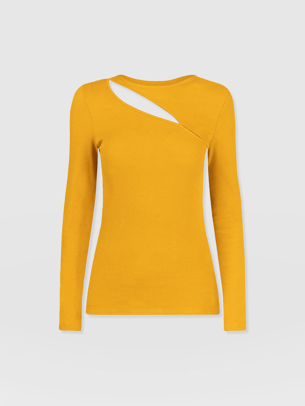 Reveal Tee Long Sleeve - Ochre