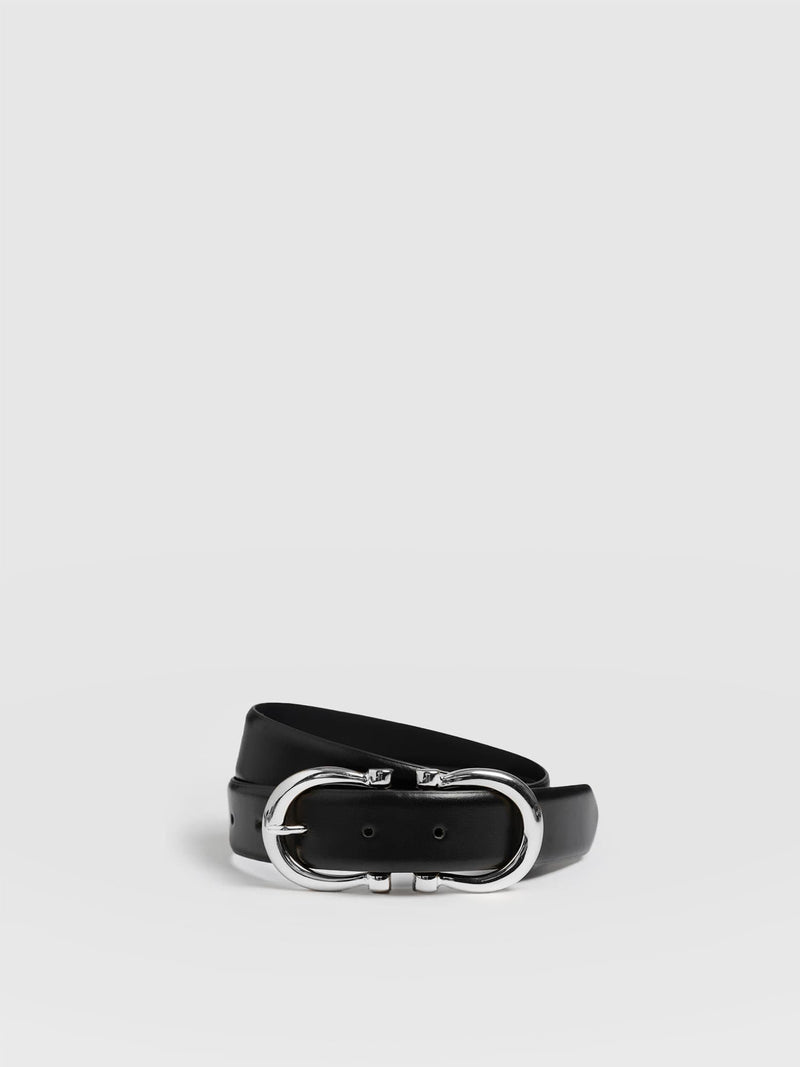 Chelsea Belt - Black/Silver