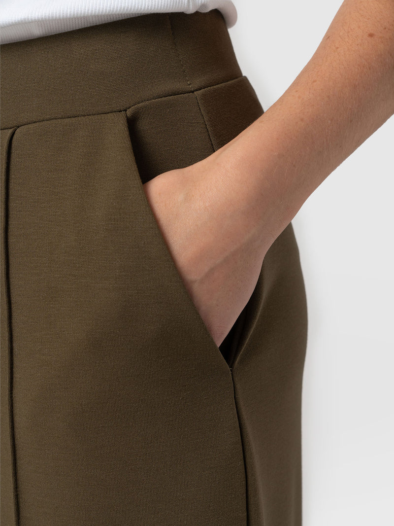 Keller Wide Leg Pant - Khaki