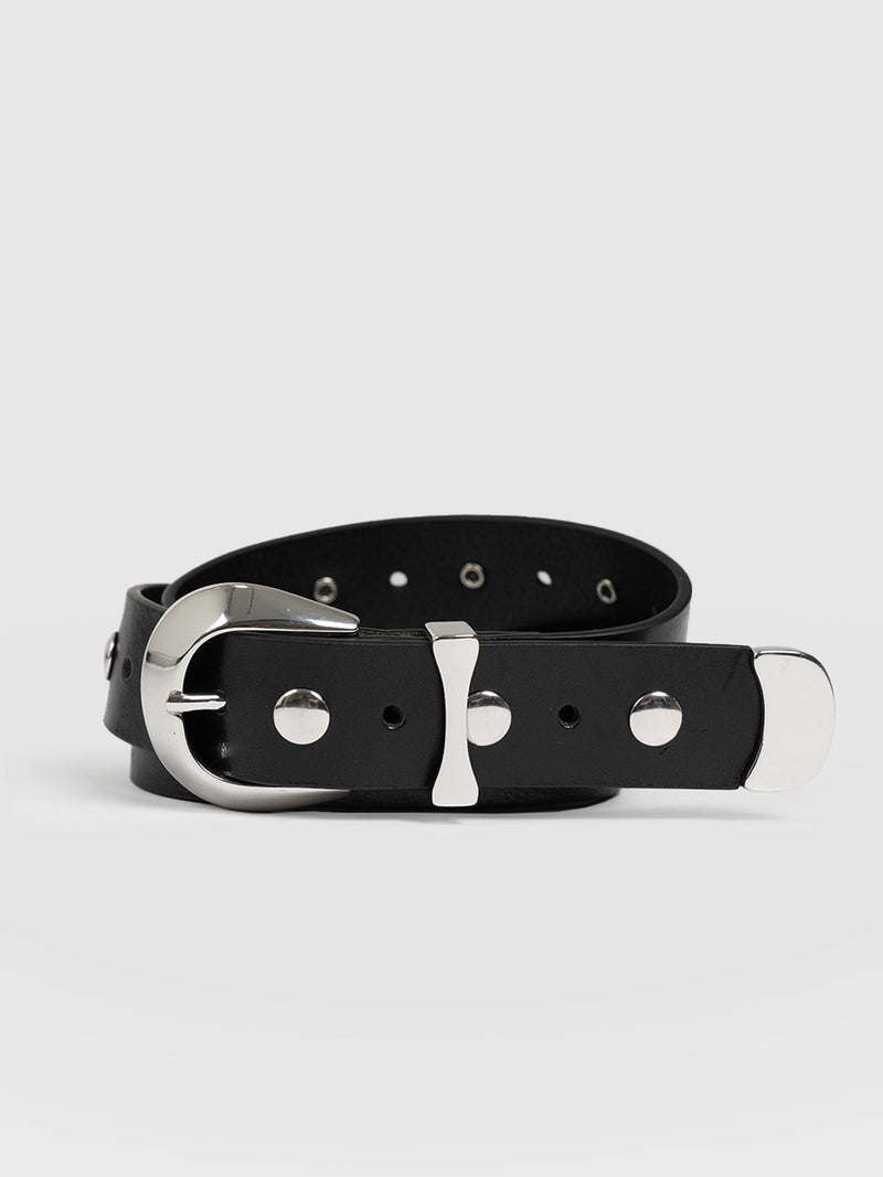 Roxie Studded Belt - Black