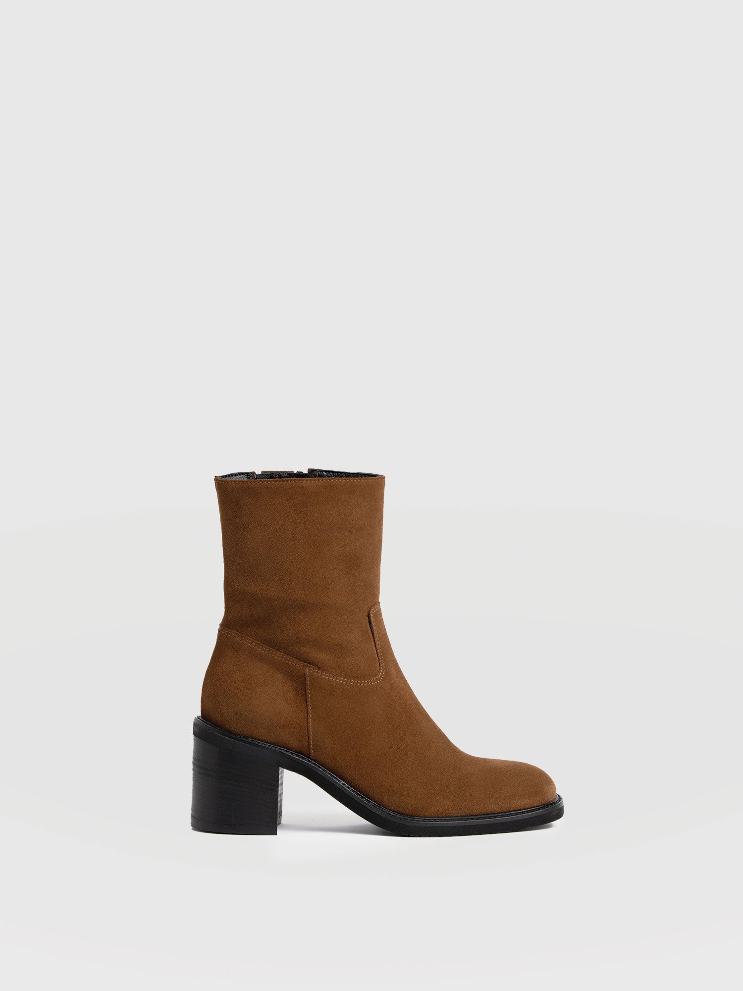 Dakota Ankle Boot - Camel Suede