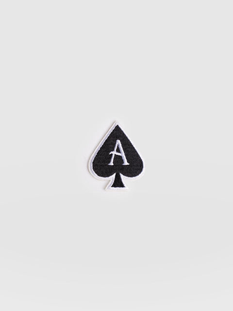 Ace Sticker Badge - Black - Women's Accessories | Saint + Sofia® EU