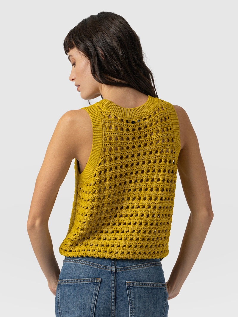 Adler Sleeveless Knit - Mustard