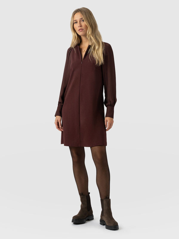 Alara Mini Dress Blue Flora - Women's Dresses | Saint + Sofia® EU