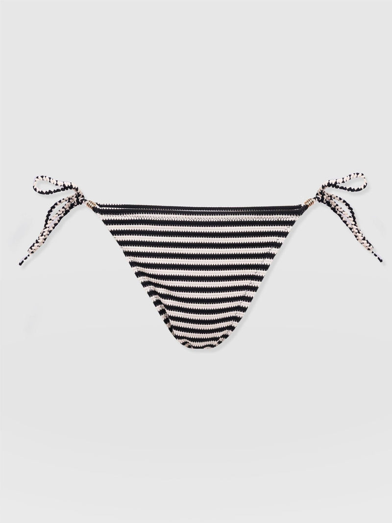 Alba Tie Side Bikini Bottom - Stripe - Women's Swimwear | Saint + Sofia® EU