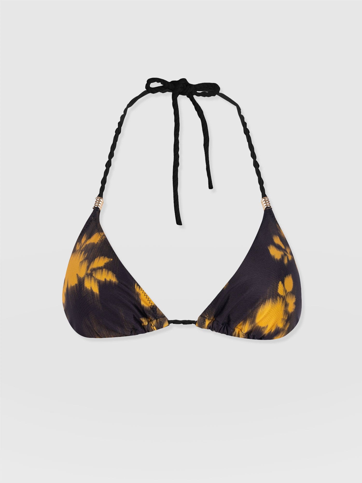 Alba Triangle Bikini Top - Yellow Fade Floral - Women's Swimwear | Saint + Sofia® EU