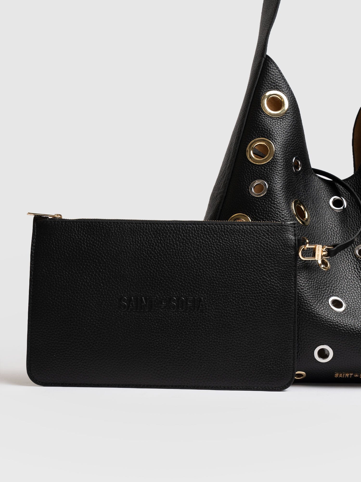 Allana Eyelet Bag - Black - Women's Handbags | Saint + Sofia® EU