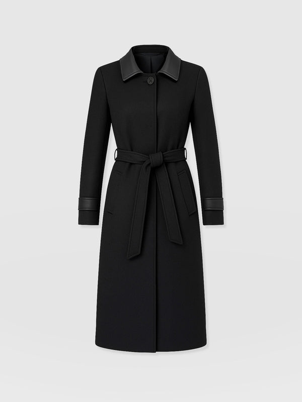Allegra Coat - Black - Women's Outerwears | Saint + Sofia® EU