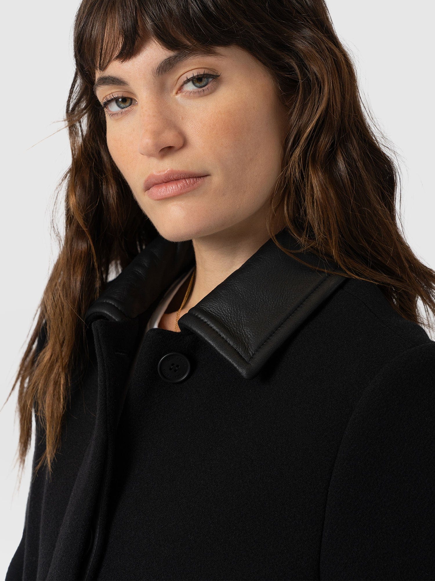 Allegra Coat - Black - Women's Outerwears | Saint + Sofia® EU