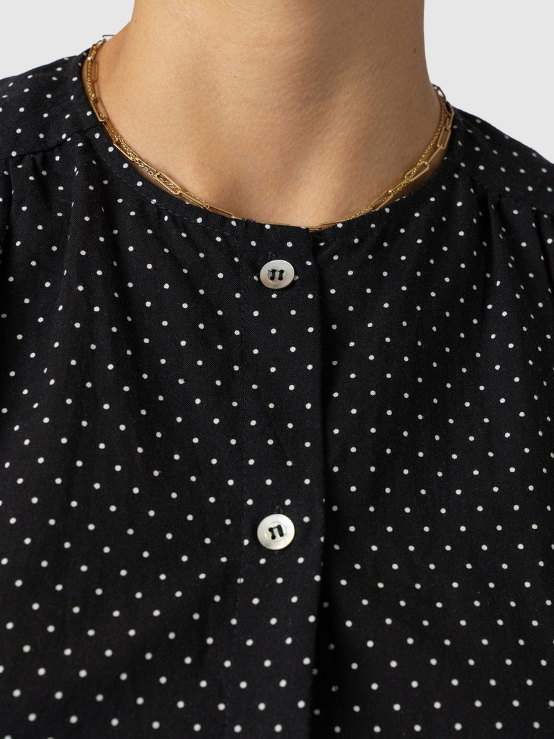 Amelie Blouse - Polka Dot - Women's Blouses | Saint + Sofia® EU