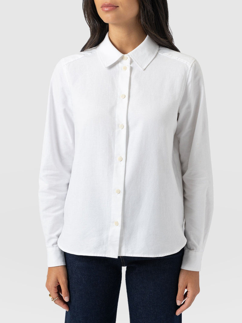 Anneliese Shirt - White - Women's Blouses | Saint + Sofia® EU