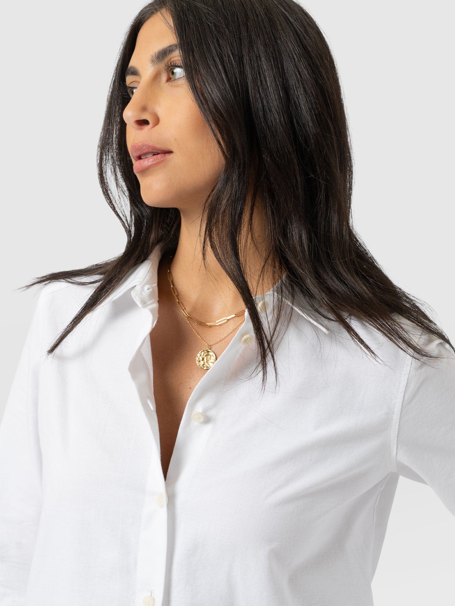 Anneliese Shirt - White - Women's Blouses | Saint + Sofia® EU