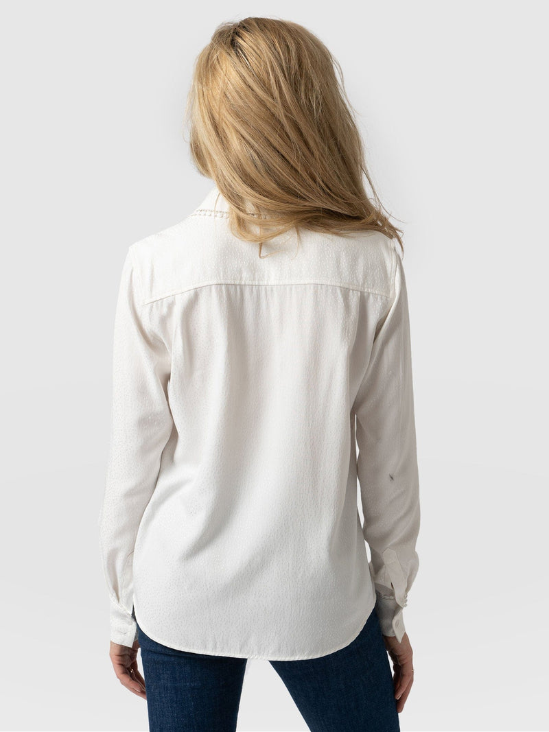 Annie Lace Blouse Cream - Women's Shirts | Saint + Sofia® EU