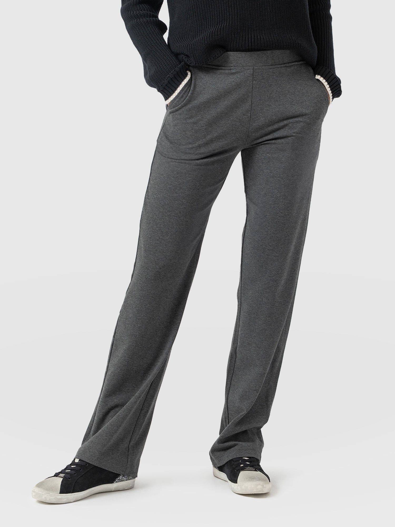 Apartment Pant Charcoal - Women's Trousers | Saint + Sofia® EU