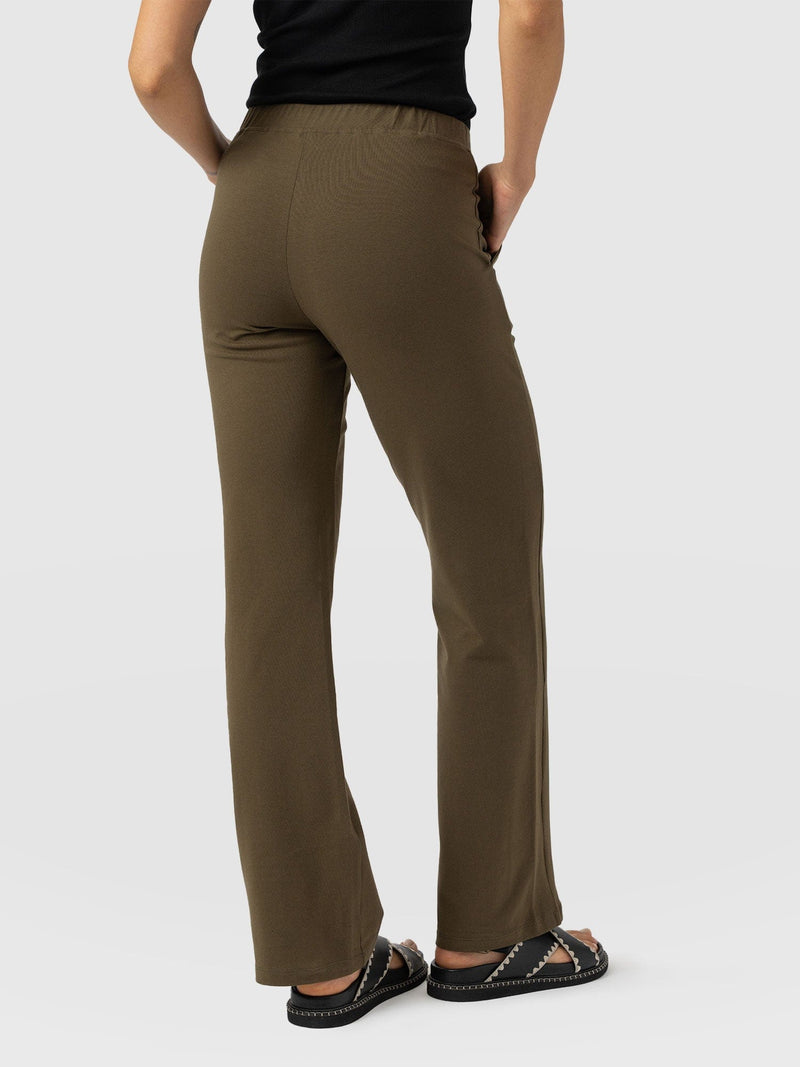 Apartment Pant Khaki - Women's Trousers | Saint + Sofia® EU