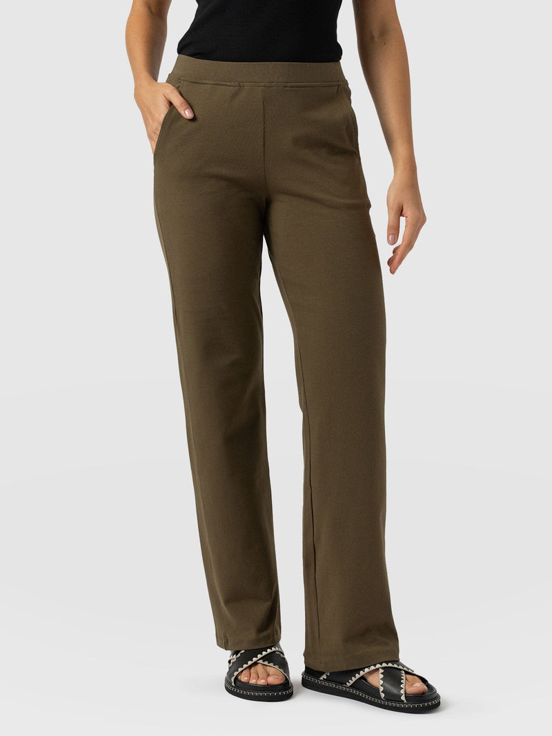 Apartment Pant Khaki - Women's Trousers | Saint + Sofia® EU