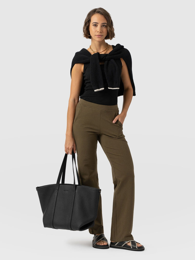 Apartment Pant Khaki - Women's Trousers | Saint + Sofia® EU