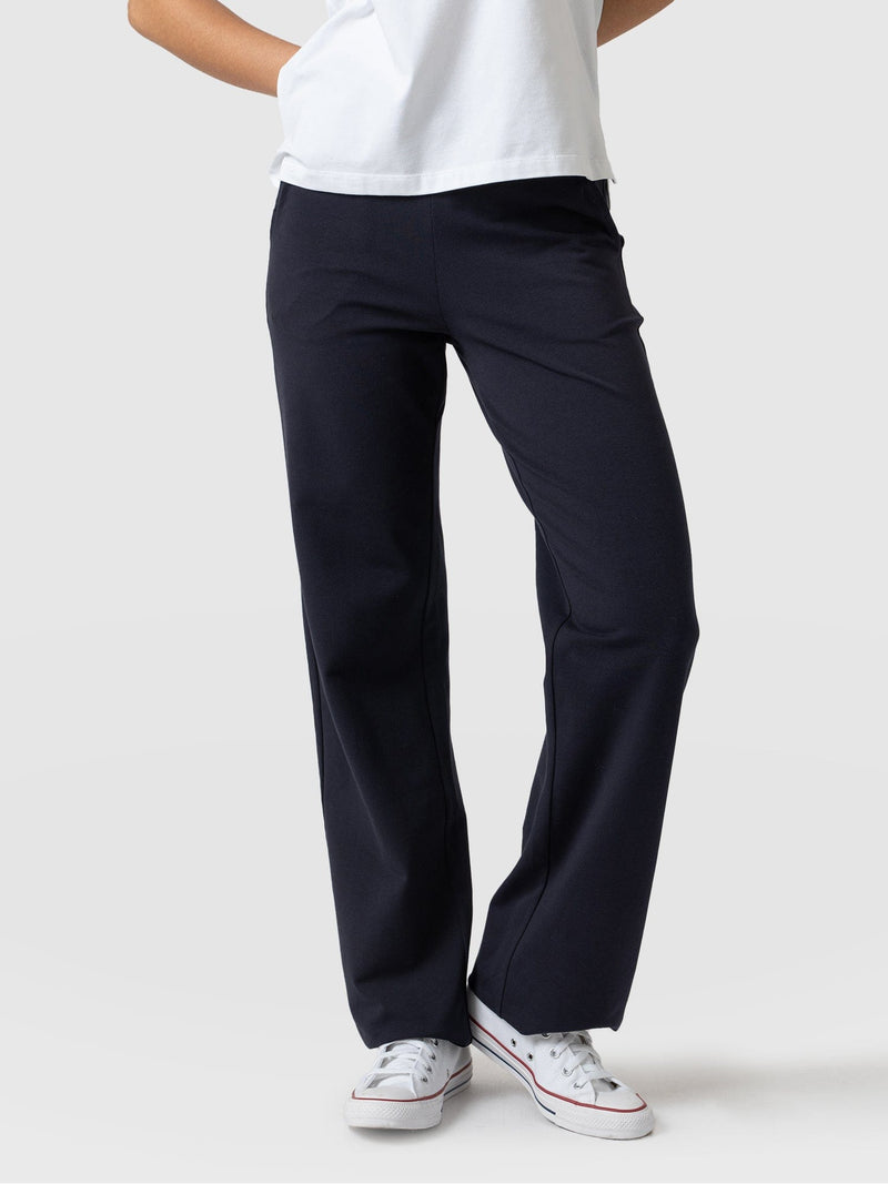 Apartment Pant Navy - Women's Trousers | Saint + Sofia® EU