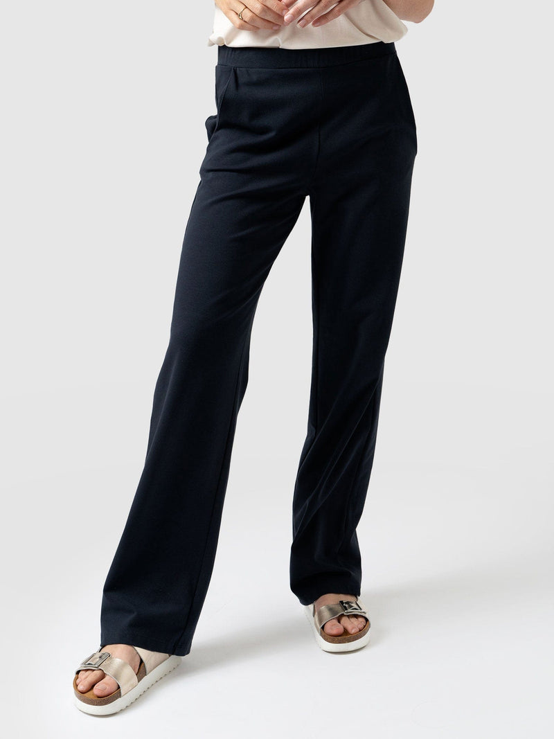 Apartment Pant Navy - Women's Trousers | Saint + Sofia® EU