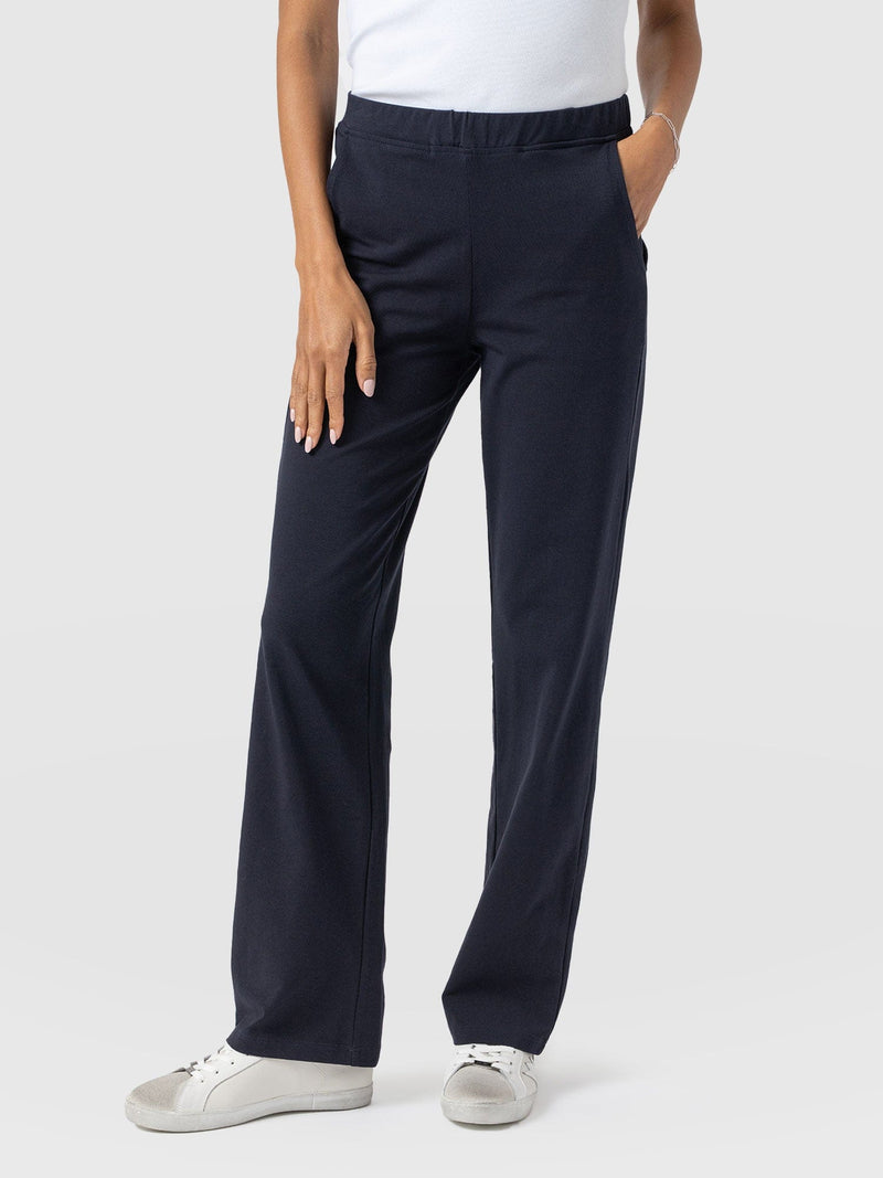 Apartment Pant Navy - Women's Trousers | Saint + Sofia® EU