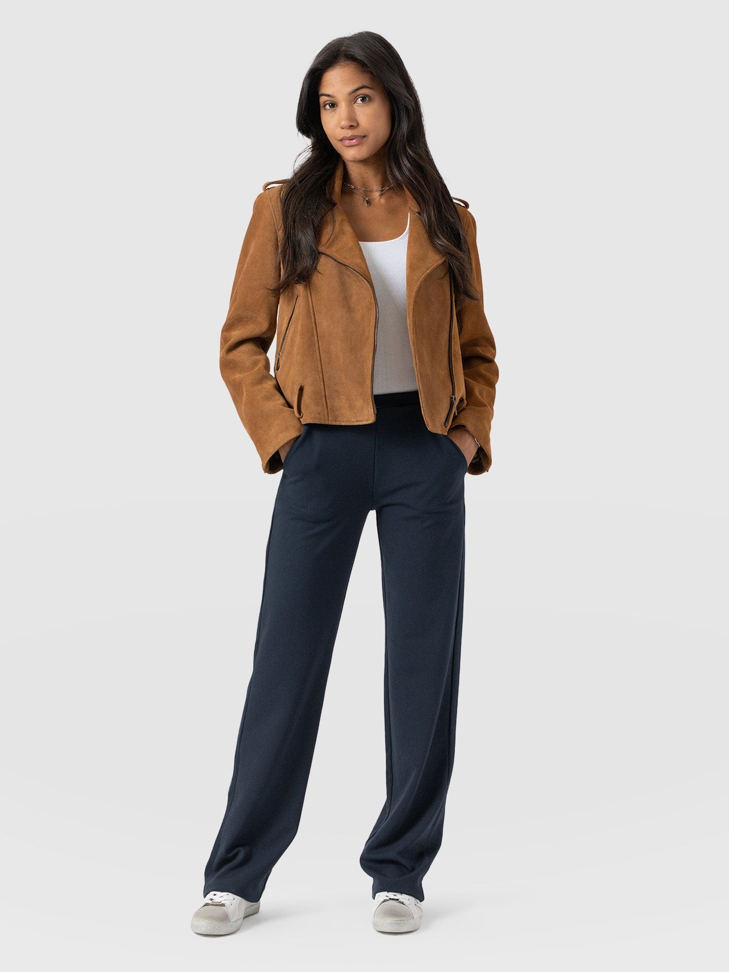 Apartment Pant Navy - Women's Trousers | Saint and Sofia® EU