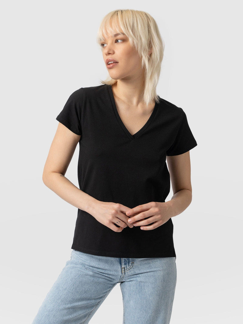 Apartment Tee Black - Women's T-Shirts | Saint + Sofia® EU