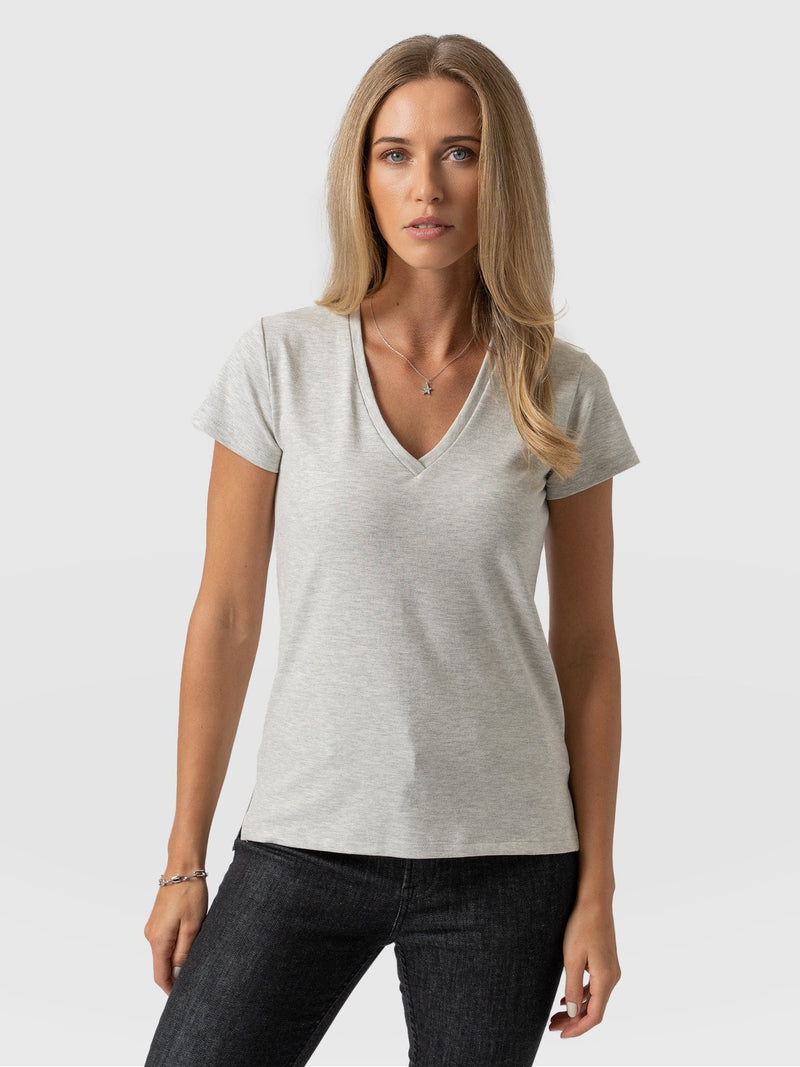 Apartment Tee Grey - Women's T-Shirts | Saint + Sofia® EU