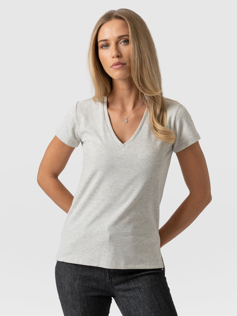 Apartment Tee Grey - Women's T-Shirts | Saint + Sofia® EU