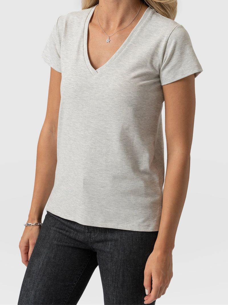 Apartment Tee Grey - Women's T-Shirts | Saint + Sofia® EU