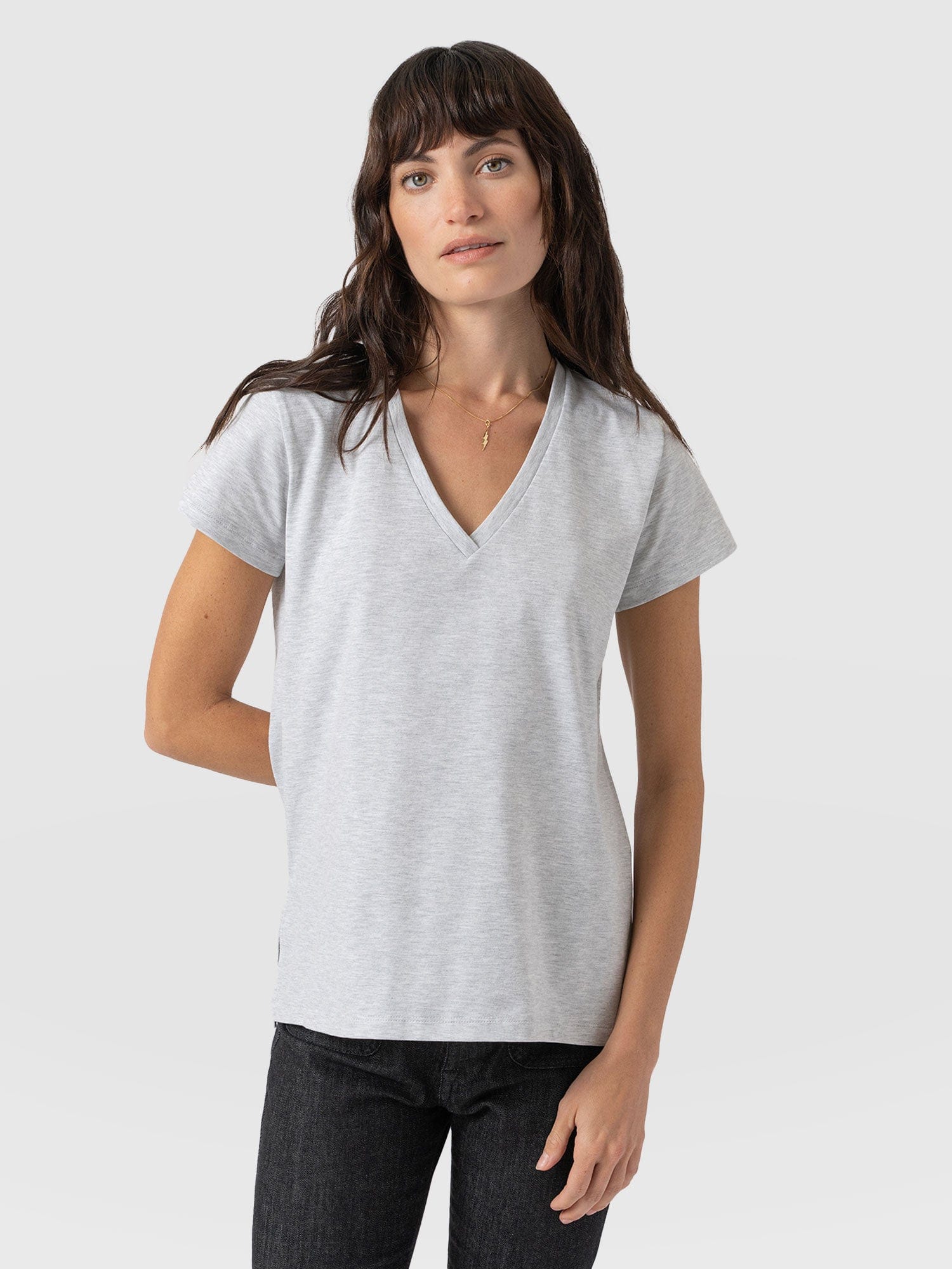 Apartment Tee Grey - Women's T-Shirts | Saint + Sofia® EU