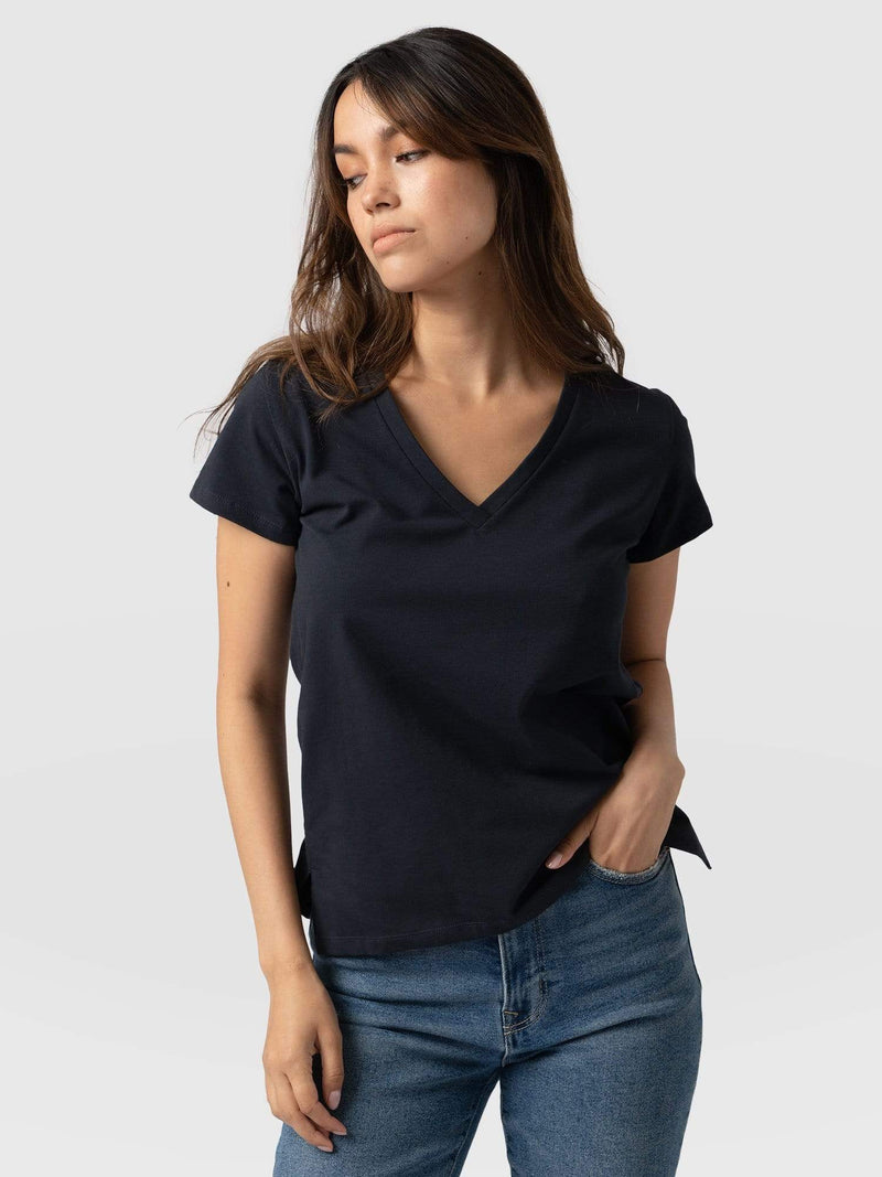 Apartment Tee Navy - Women's T-Shirts | Saint + Sofia® EU