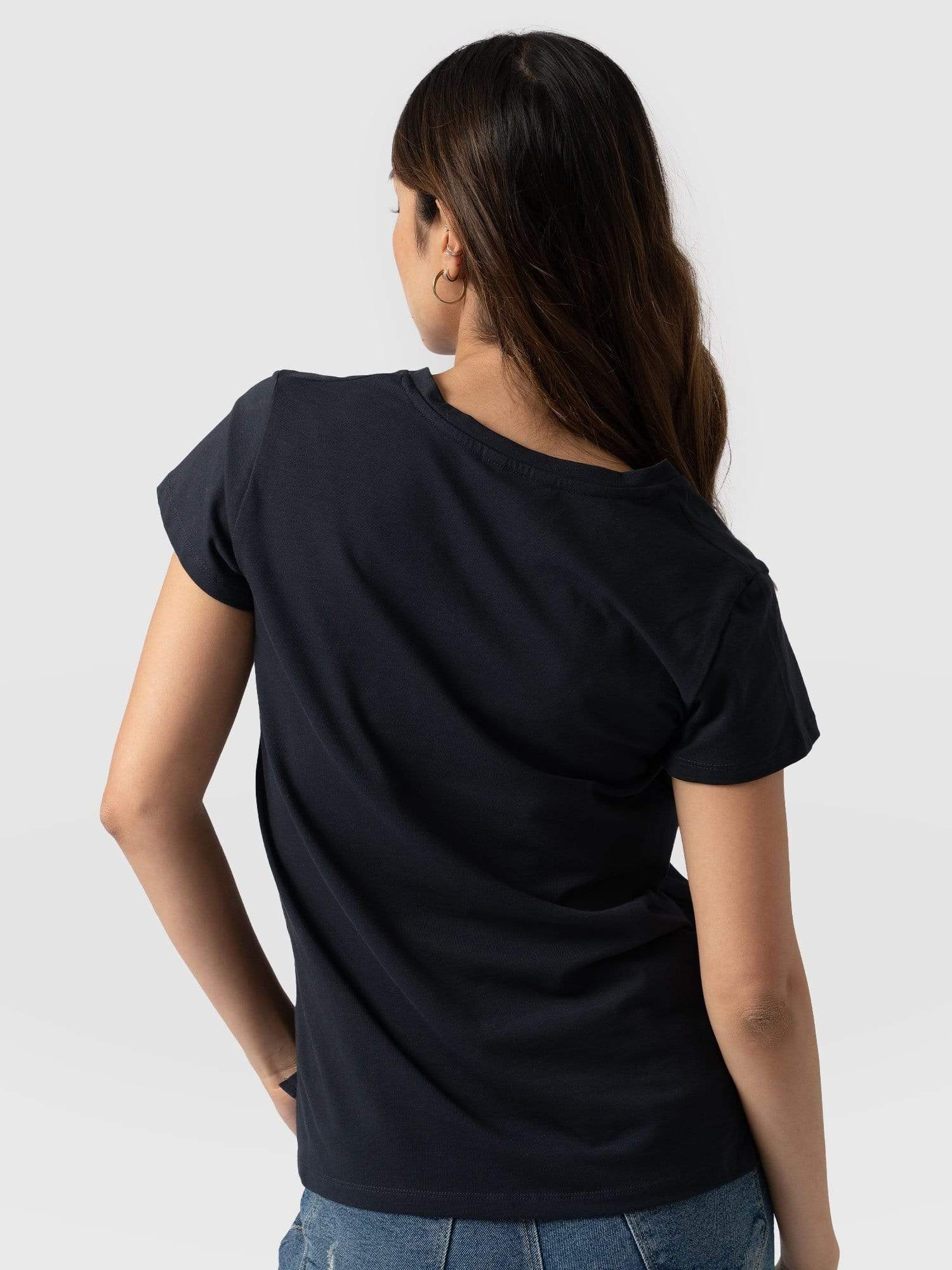 Apartment Tee Navy - Women's T-Shirts | Saint + Sofia® EU