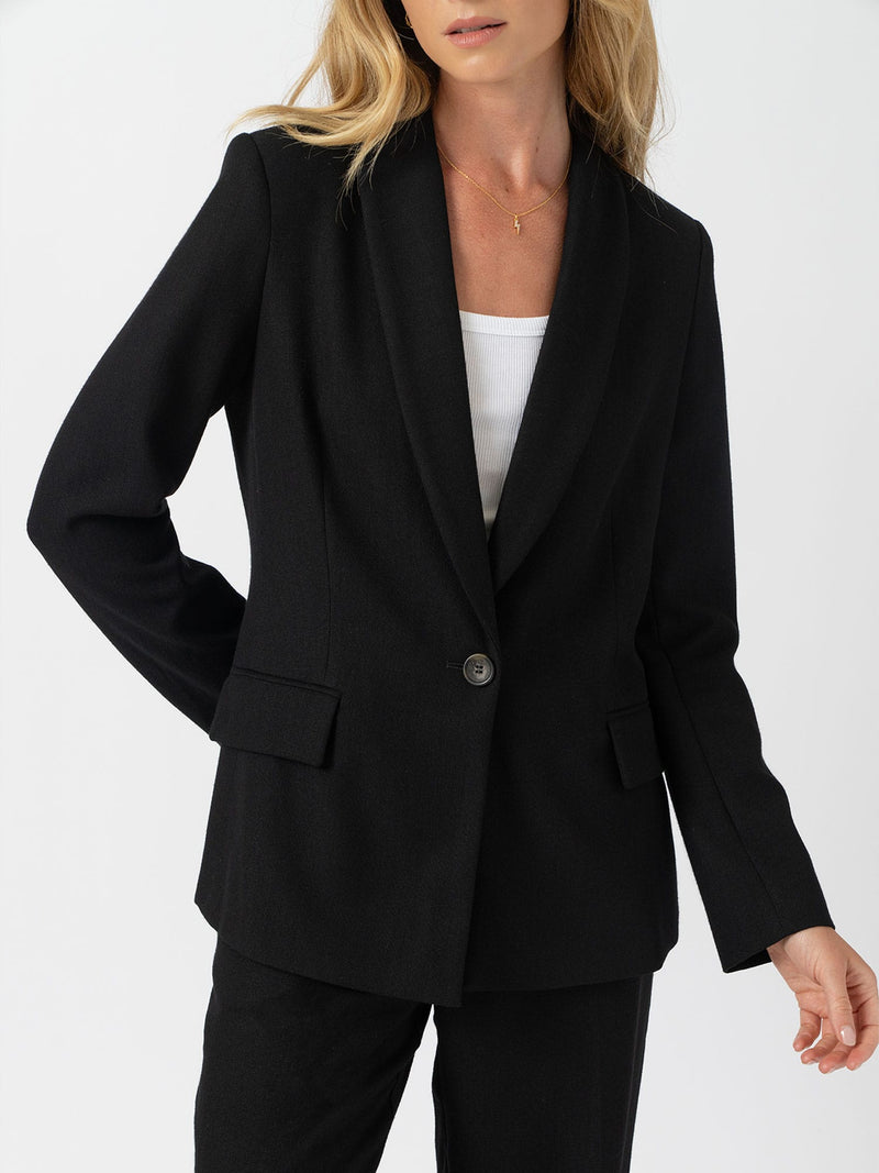 Argent Blazer - Black - Women's Jackets | Saint + Sofia® EU