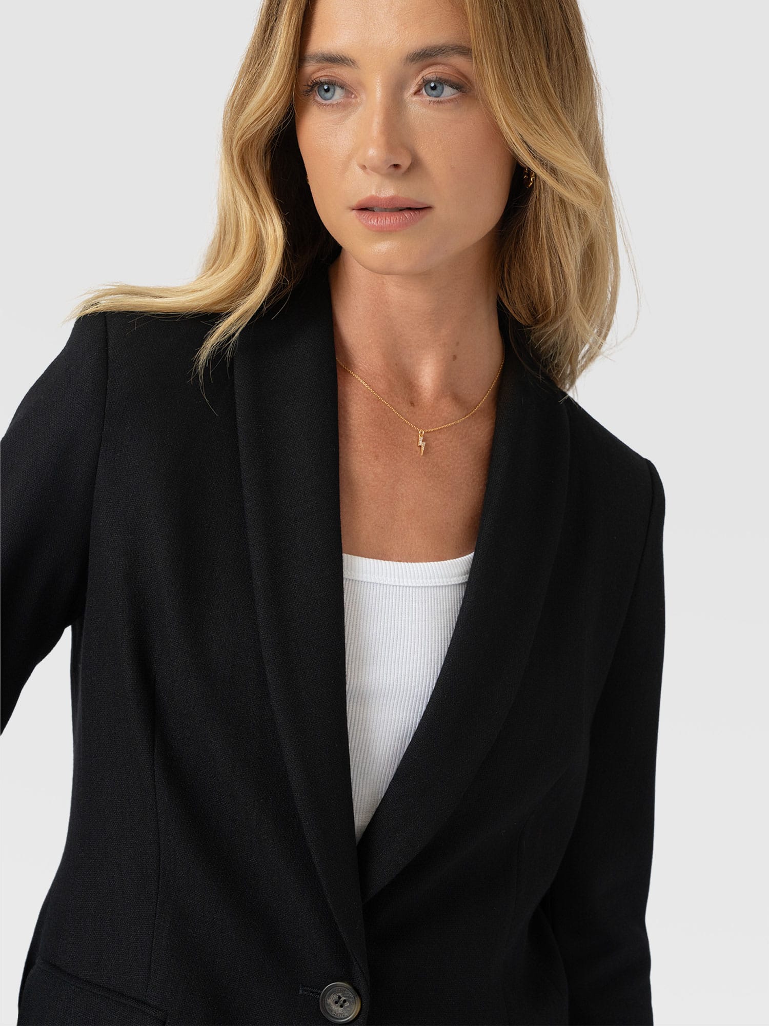 Argent Blazer - Black - Women's Jackets | Saint + Sofia® EU