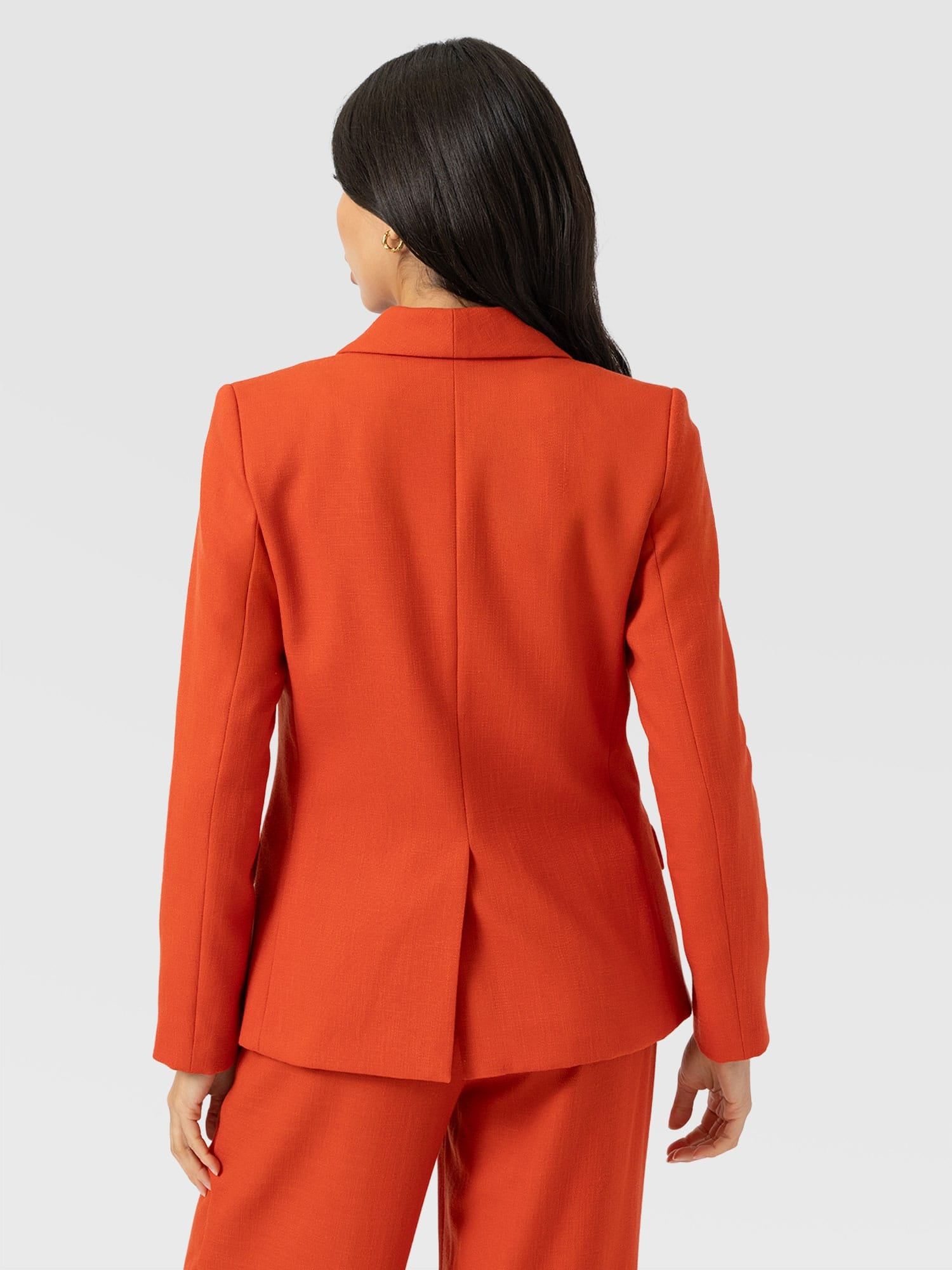 Argent Blazer - Burnt Orange - Women's Jackets | Saint + Sofia® EU