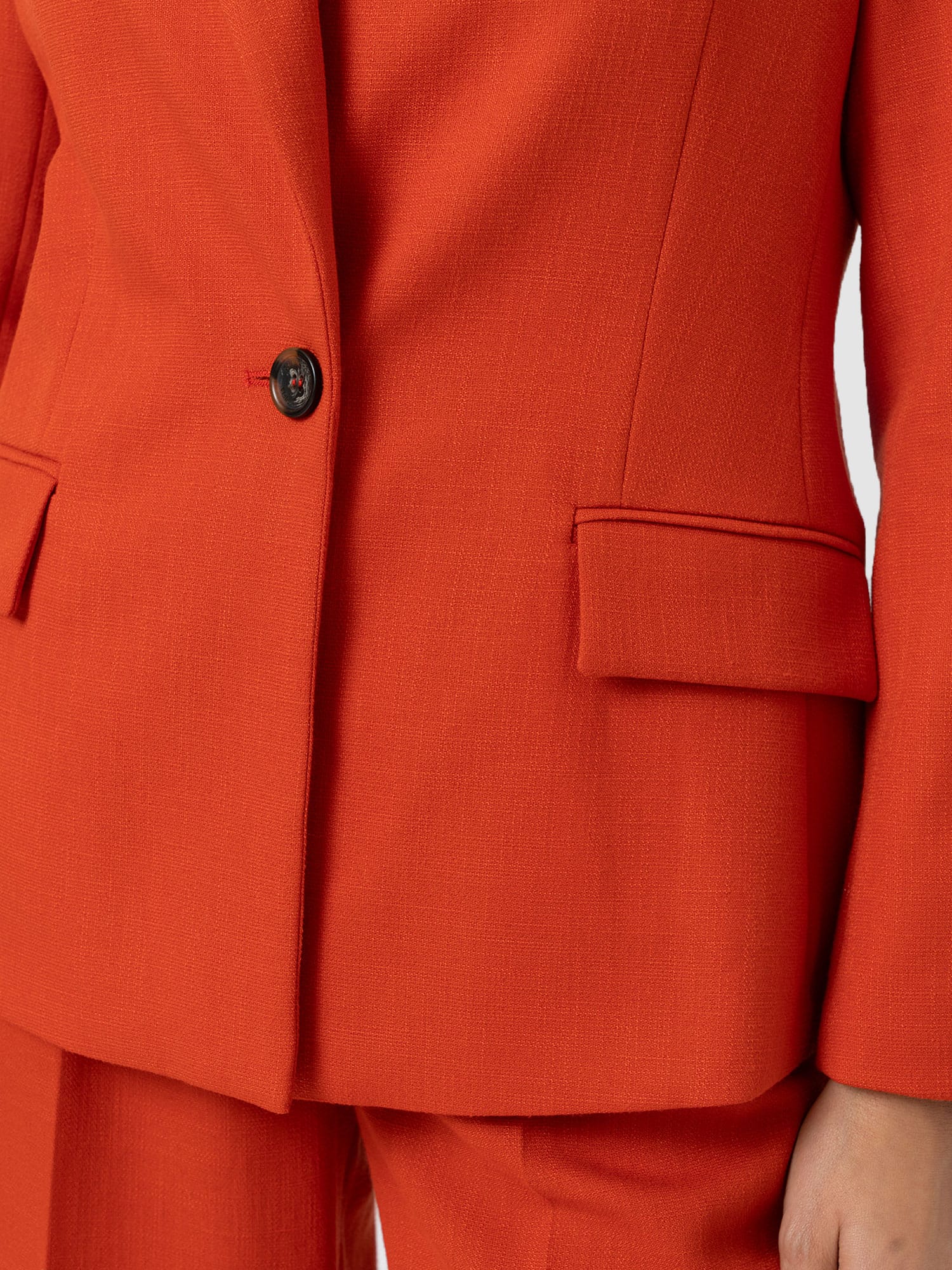 Argent Blazer - Burnt Orange - Women's Jackets | Saint + Sofia® EU