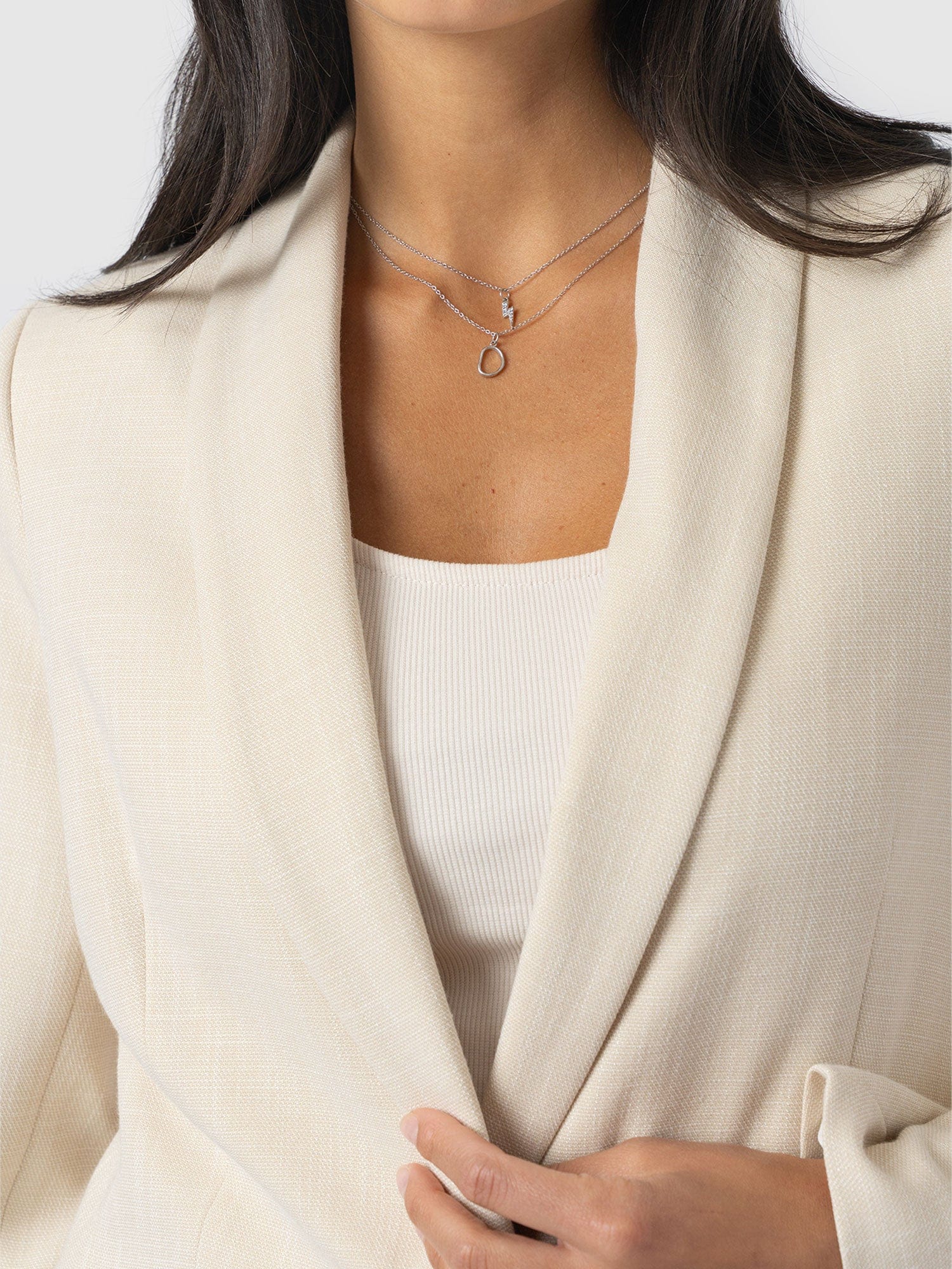Argent Blazer - Cream - Women's Jackets | Saint + Sofia® EU